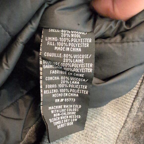 Oneill Men's Medium Zip Jacket Shacket Skater Winter Surf Heavy Wool Blend - Picture 8 of 8